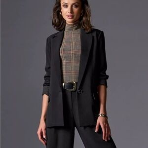 Boston Proper Relaxed Single Button Blazer